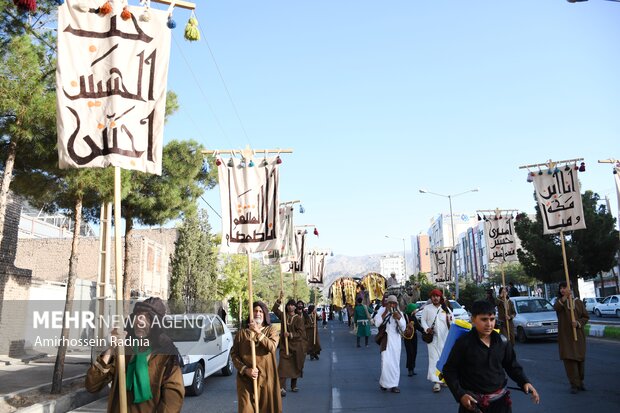 حرکت نمادین کاروان نینوا در بیرجند