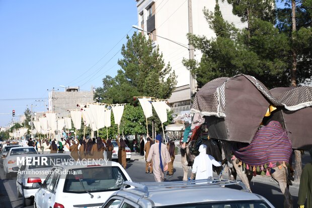 حرکت نمادین کاروان نینوا در بیرجند
