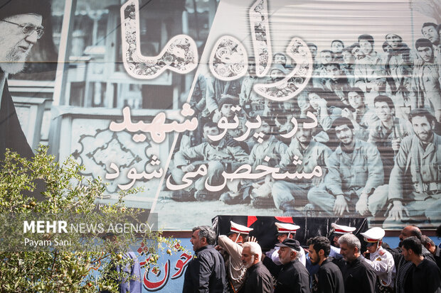 تشییع پیکر سردار شهید محمد باقری