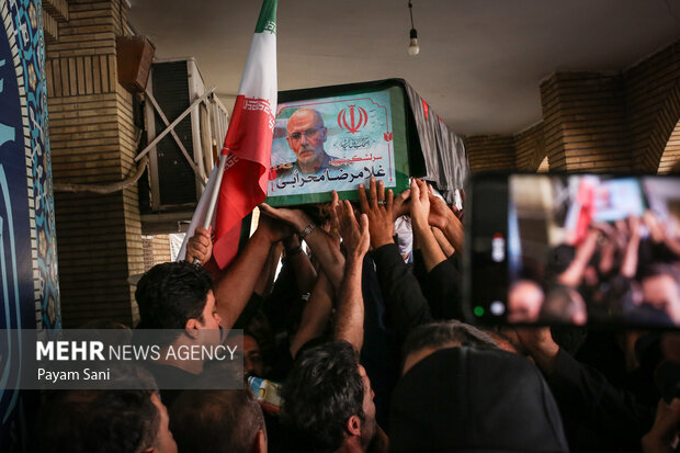 تشییع پیکر سردار شهید محمد باقری
