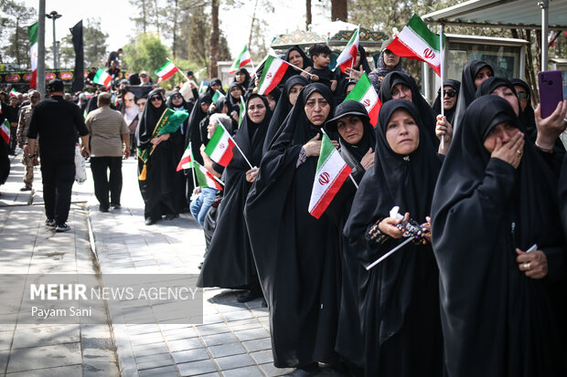 تشییع پیکر سردار شهید محمد باقری