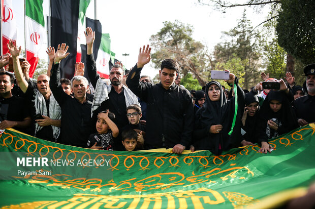 تشییع پیکر سردار شهید محمد باقری