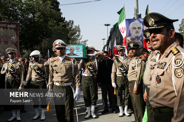 تشییع پیکر سردار شهید محمد باقری