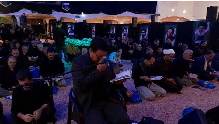 برگزاری مراسم وداع با پیکر سردار «شادمانی» گلزار باغ بهشت همدان