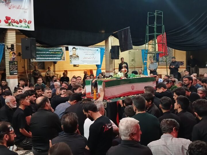 وداع با شکوه مردم دیار گروس با شهید وطن