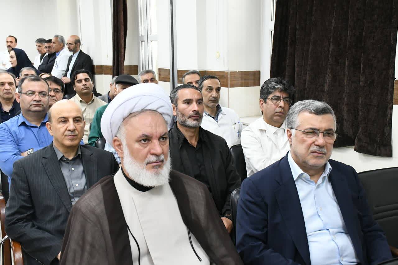 مراسم یادبود شهید شیروانی با حضور وزیر بهداشت + عکس