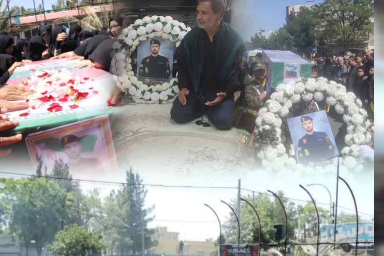 شهید «امیرحسین مزینی» در فریمان تشییع شد