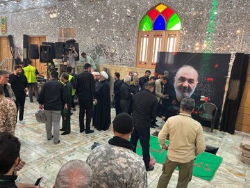 تصاویری از خانه ابدی سپهبد شهید حسین سلامی در حرم عبدالعظیم