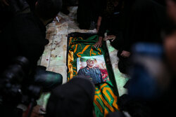 تشییع پیکر سردار شهید حسین سلامی در حرم حضرت عبدالعظیم (ع)