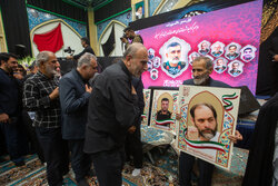 مراسم گرامیداشت شهدای قزوینی جنگ تحمیلی ۱۲ روزه