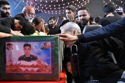 مراسم وداع با پیکر دو شهید مدافع وطن در بیرجند