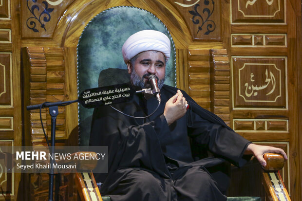 شب سوم محرم در حسینیه عقیلة الطالبیین اهواز