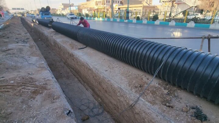 اتمام پروژه دفع آبهای سطحی بلوار شهید صدوقی یزد