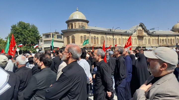 همه زیر یک پرچم؛ شکوه وحدت در بدرقه شهید «شادمانی»