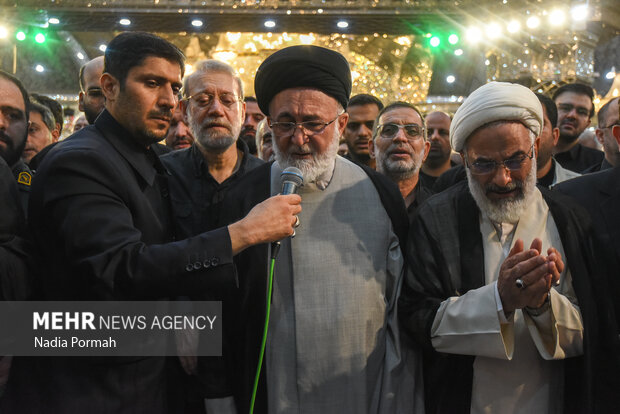مراسم خاکسپاری سپهبد شهید «حسین سلامی» در حرم عبدالعظیم حسنی(ع)
