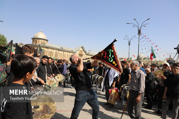 تشییع و خاکسپاری پیکر سردار شهید «علی شادمانی» در همدان