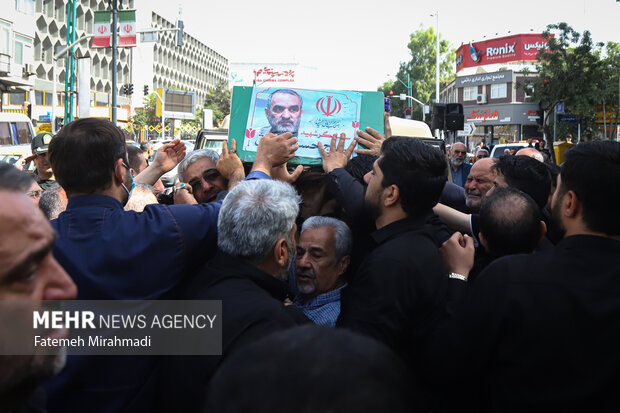 مراسم تشییع پیکر سردار شهید حاج محمدحسن محقق