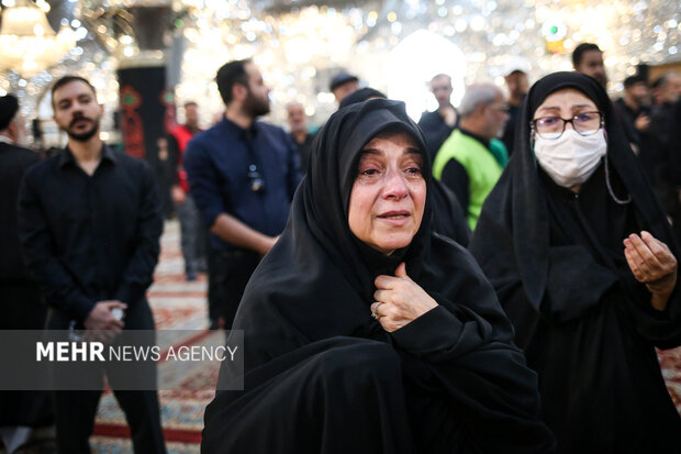 تشییع پیکر سردار شهید حسین سلامی در حرم حضرت عبدالعظیم (ع)