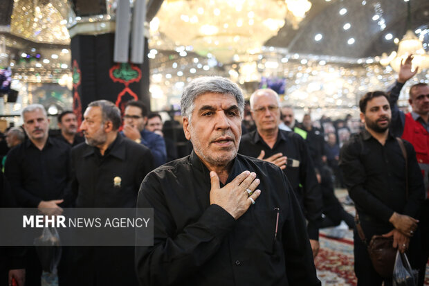تشییع پیکر سردار شهید حسین سلامی در حرم حضرت عبدالعظیم (ع)