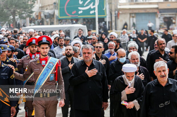 تشییع دادستان شهید«علی قناعت‌کار» در قم