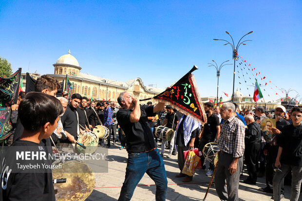 تشییع و خاکسپاری پیکر سردار شهید «علی شادمانی» در همدان