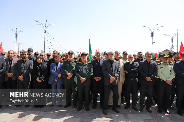 تشییع و خاکسپاری پیکر سردار شهید «علی شادمانی» در همدان