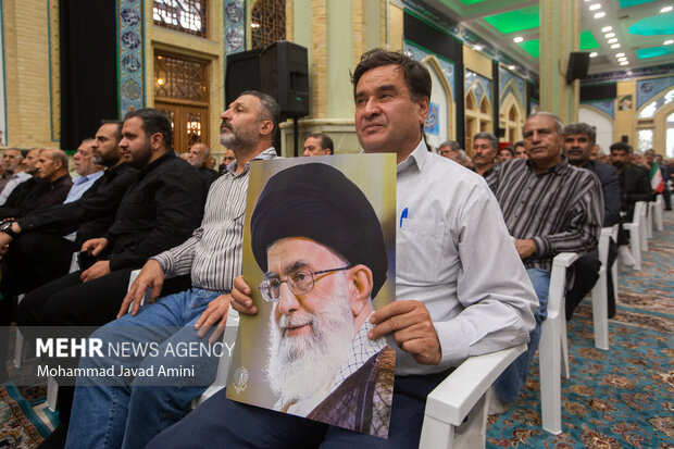 گرامیداشت یاد شهدای قزوینی جنگ تحمیلی رژیم غاصب اسرائیل