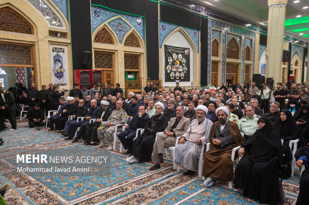 گرامیداشت یاد شهدای قزوینی جنگ تحمیلی رژیم غاصب اسرائیل