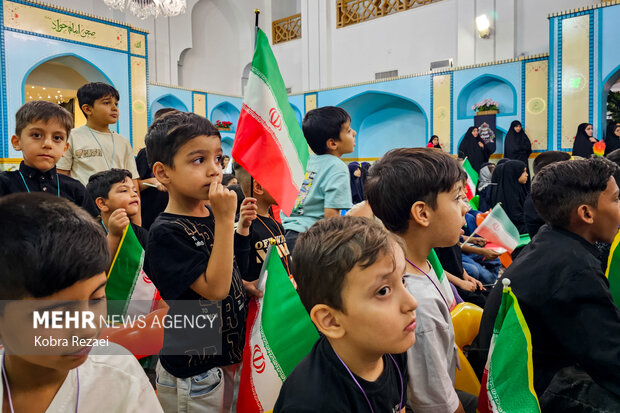 گردهمایی کودکان عاشورایی در حرم مطهر امام رضا(ع)