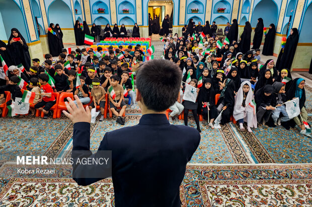 عزاداری کودکان در «هیئت کبوترانه» و «حسینیه کودک» حرم رضوی
