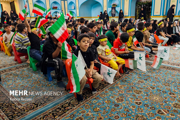 گردهمایی کودکان عاشورایی در حرم مطهر امام رضا(ع)