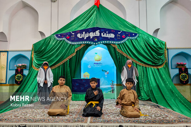 گردهمایی کودکان عاشورایی در حرم مطهر امام رضا(ع)