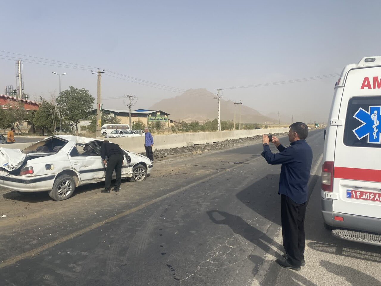 حادثه،اورژانس،اراك،شازند