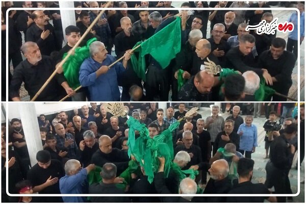 برگزاری آیین سنتی «علم بندی» در کویه سفلی؛ اینجا همه عزادارند برگزاری آیین سنتی «علم بندی» در کویه سفلی؛ اینجا همه عزادارند