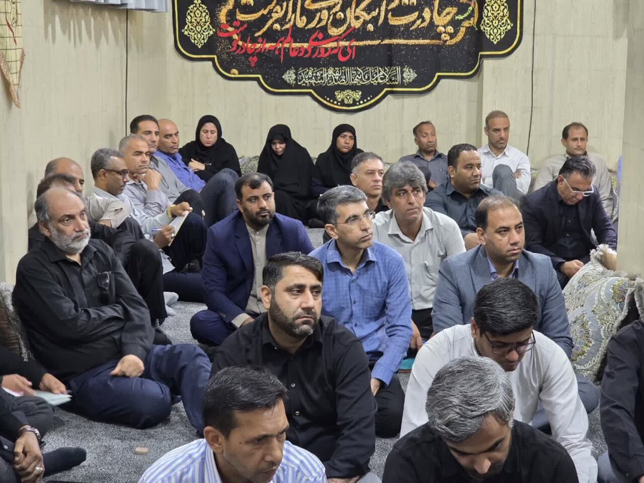مديران،ميناب،كربلا،اجرايي،حضور،متين،بصيرت،ايستادگي،فداكاري،ه ...