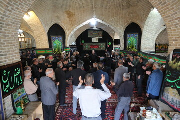 مراسم عزاداری در مسجد بازار شهرکرد