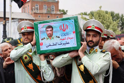 تشییع پیکر شهید اقتدار ملی «سردار علیرضا لطفی» در ارومیه
