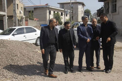 بازدید رئیس کل دادگستری گیلان از محل حادثه تروریستی آستانه اشرفیه