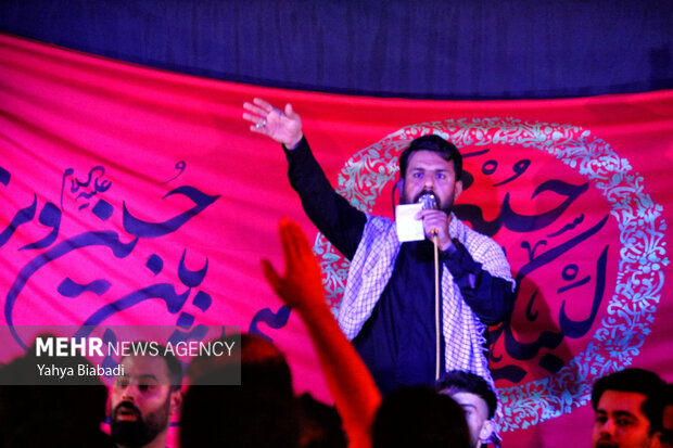 عزاداری شب چهارم محرم در کرمانشاه