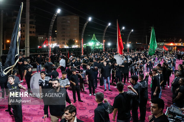 عزاداری شب چهارم محرم‌الحرام در ارومیه