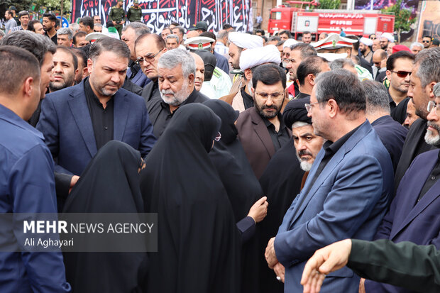 تشییع پیکر شهید اقتدار ملی «سردار علیرضا لطفی» در ارومیه