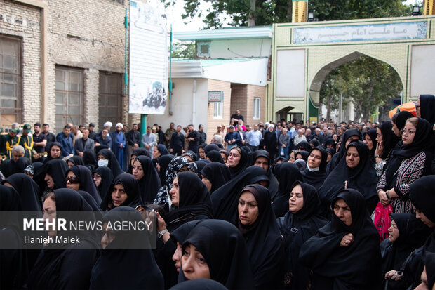 گرگان غرق دراندوه و عشق؛سه شهید قهرمان انتظامی در دل مردم جاودانه شدند