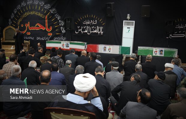 تشییع پیکر مطهر ۴ شهید جنایت رژیم صهیونیستی در مشهد