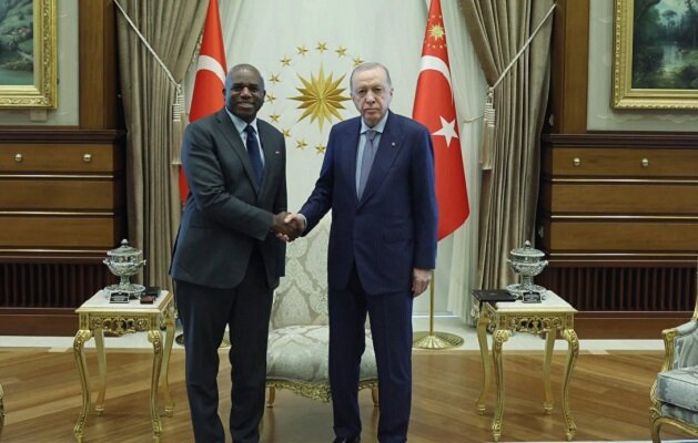 Erdoğan, İngiltere Dışişleri Bakanı Lammy ile görüştü
