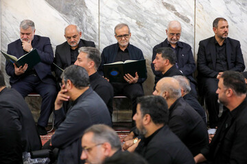 حضور پزشکیان در مراسم بزرگداشت شهید سرلشکر کاظمی