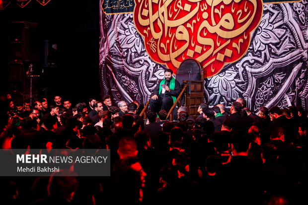 عزاداری هیئت رزمندگان اسلام قم