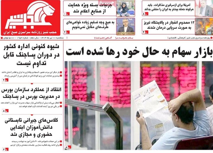 روزنامه های آذربایجان‌شرقی