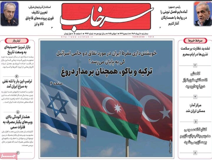 روزنامه های آذربایجان‌شرقی