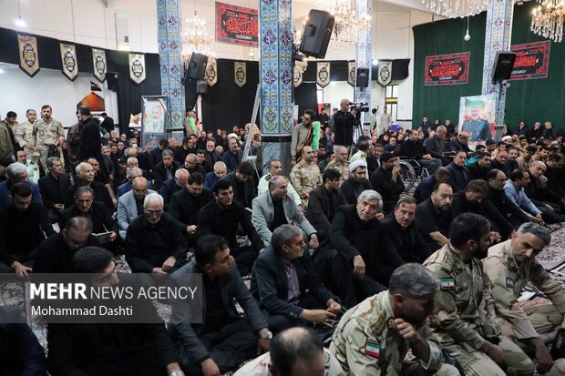 مراسم بزرگداشت سردار شهید بهنام شهریاری در اردبیل