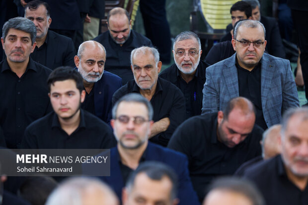 مراسم ختم سرلشکر شهید امیرعلی حاجی‌زاده